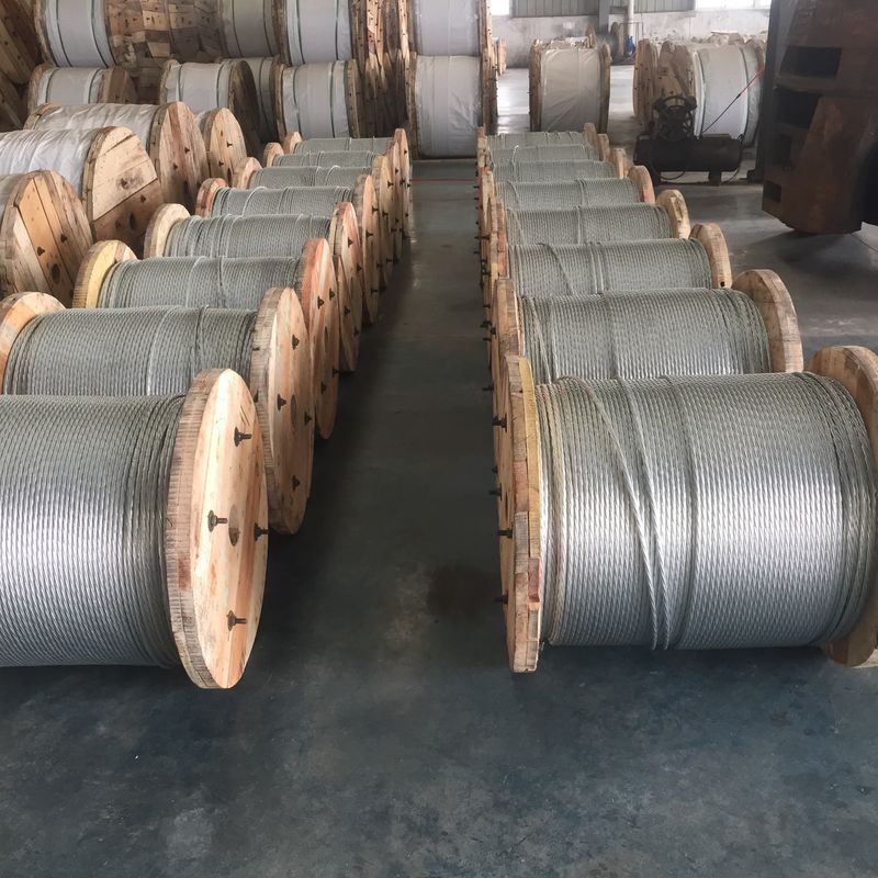 Galvanised Steel Messenger Cable For Fix And Tie Hanging System And Communication Cable