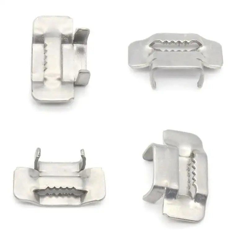 Tooth Type Stainless Steel Buckle Ear-Lockt 300 Series Grade