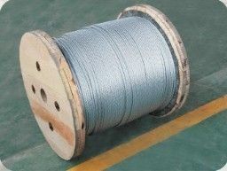 Яркий гальванизированный кабель стренги оттяжки антенны с пакетом 2500 Фт/Рел или 5000 Фт/Рел